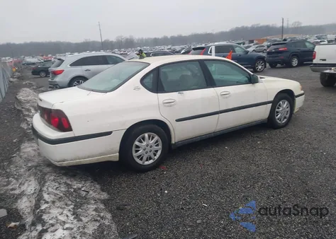 2004 Chevrolet Impala из США, поврежденный, VIN 2G1WF52E849185336